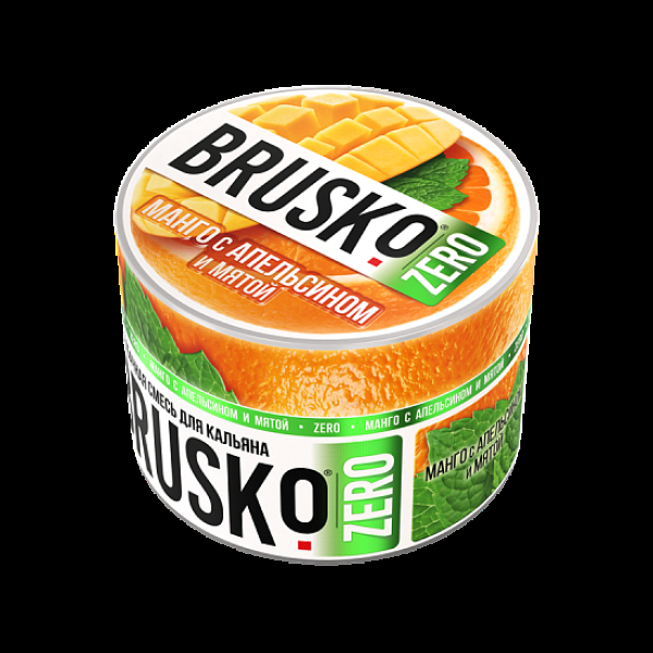 Смесь Brusko Манго С Апельсином И Мятой (Zero)  50 гр в Казани