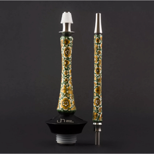 Кальян Union Hookah Sleek Хохлома Зеленый  в Казани