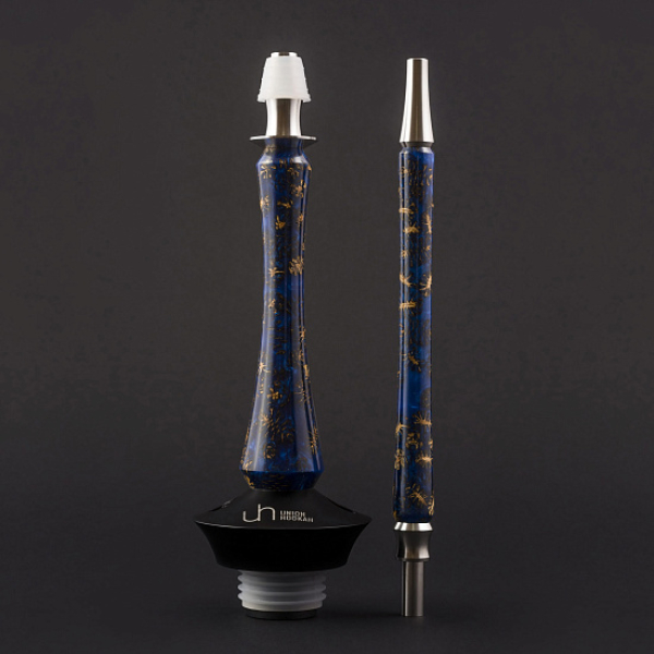 Кальян Union Hookah Sleek Акрил С Шишками Синий  в Казани