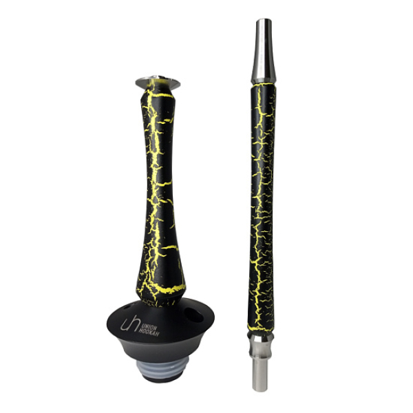 Кальян Union Hookah Sleek Кракле Желтый  в Казани
