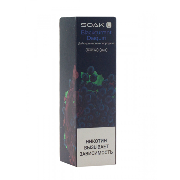 Жидкость Soak Blackcurrant Daiquiri 10 Мл 2 Мг в Казани