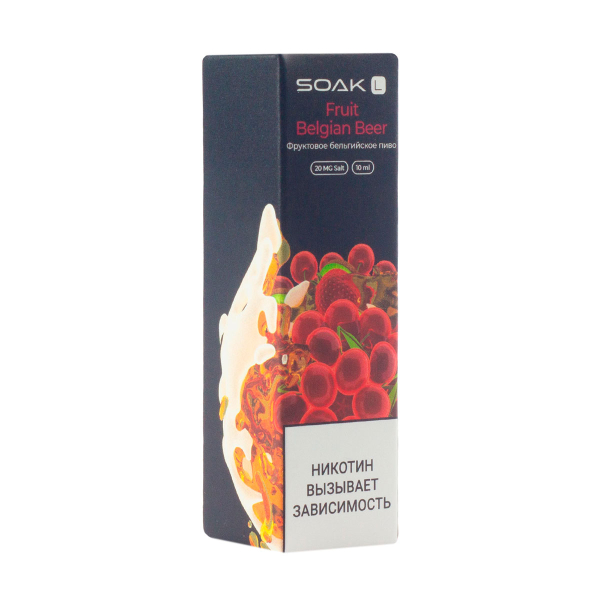 Жидкость Soak Fruit Belgian Beer 10 Мл 2 Мг в Казани