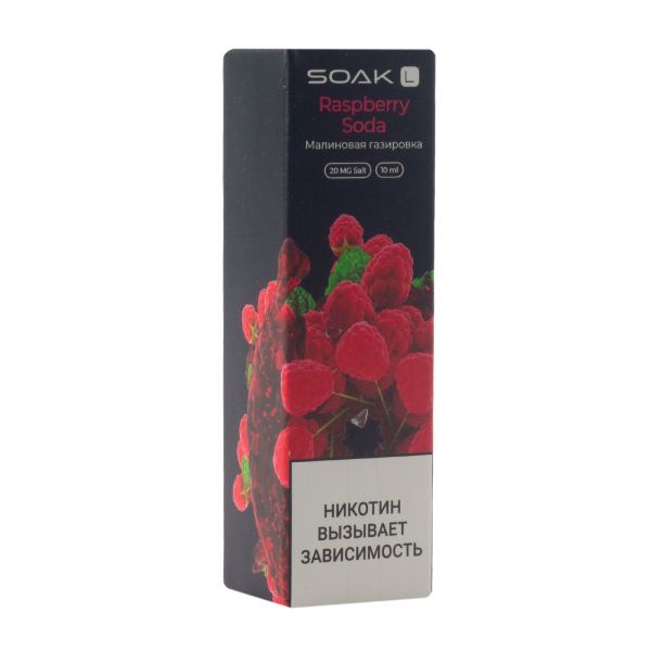 Жидкость Soak Raspberry Soda 10 Мл 2 Мг в Казани