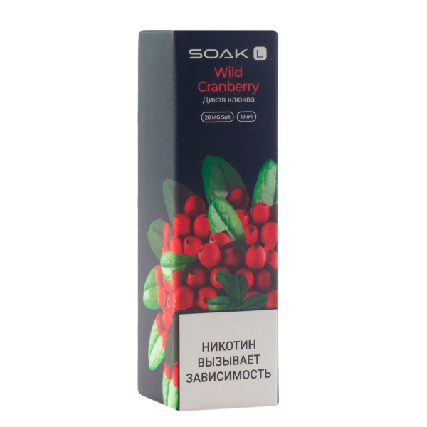 Жидкость Soak Wild Cranberry 10 Мл 2 Мг в Казани