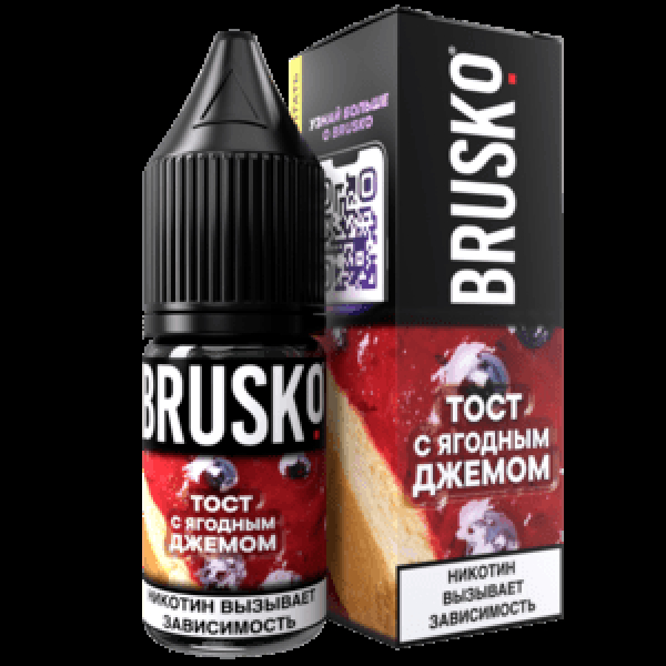 Жидкость Brusko Salt Тост С Ягодным Джемом 10 Мл 2 Мг в Казани