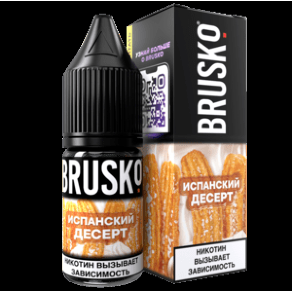 Жидкость Brusko Salt Испанский Десерт 10 Мл 2 Мг в Казани