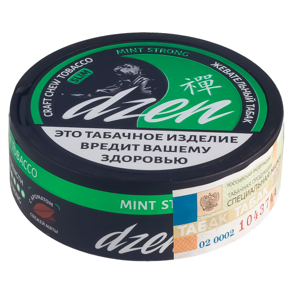 Жевательный табак Dzen Strong Slim Mint 9 грамм в Казани