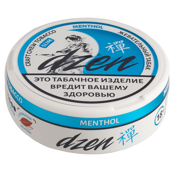 Жевательный табак Dzen Slim Menthol 9 грамм в Казани