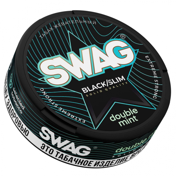 Жевательный табак Swag Strong Double Mint 10 грамм в Казани