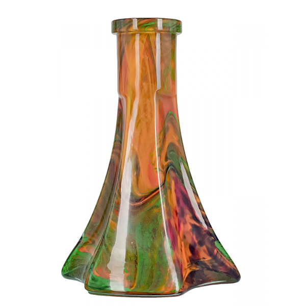 Колба Vessel Glass Пирамида Зелёно-Красный Мрамор в Казани