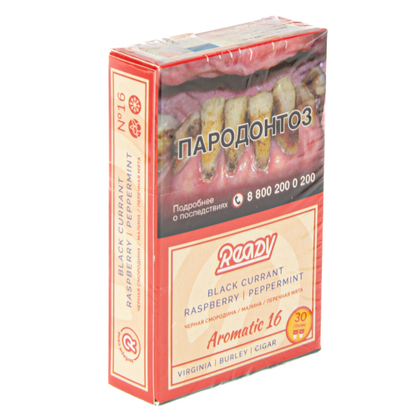 Табак Ready  №16 Black Currant Raspberry Peppermint 30 грамм в Казани
