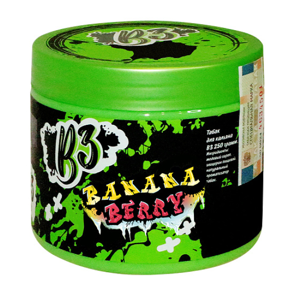 Табак B3 Bananaberry  250 грамм в Казани