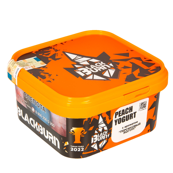Табак Burn Black Peach Yogurt  200 грамм в Казани