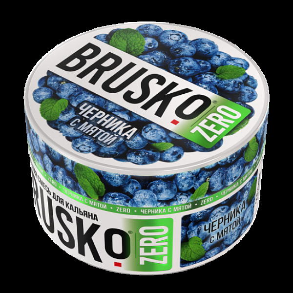 Смесь Brusko Черника С Мятой (Zero)  250 гр в Казани