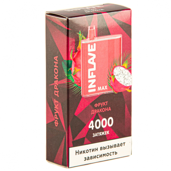 Inflave Max Фрукт Дракона (4000 Затяжек) в Казани