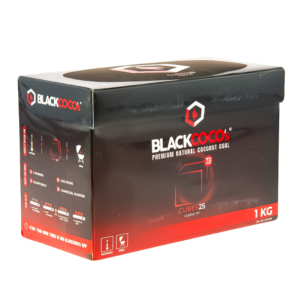 Уголь Blackcoco’s Кокосовый 72 Шт (25 Мм) в Казани