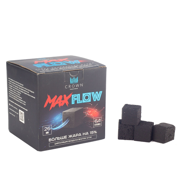 Уголь Crown Maxflow Кокосовый 64 Шт (26 Мм) в Казани