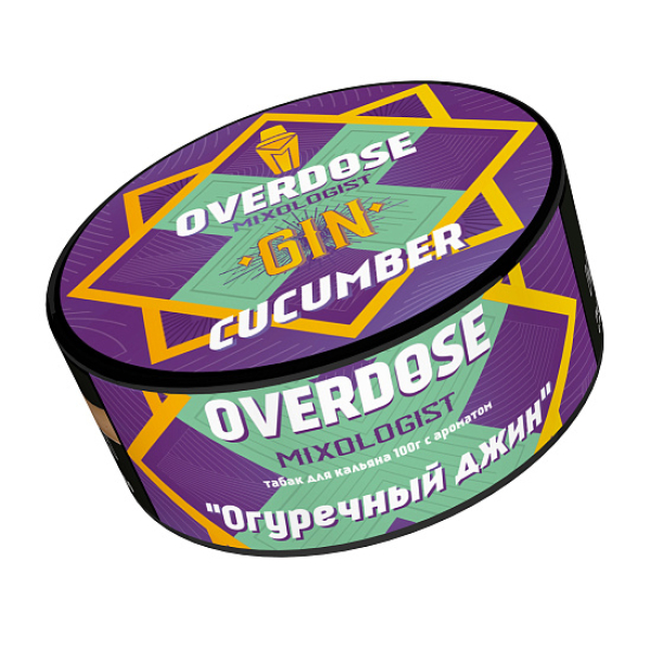 Табак Overdose Gin Cucumber  100 грамм в Казани