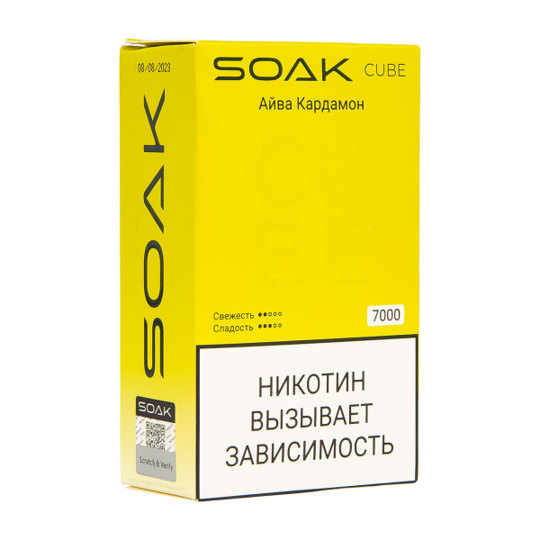 Soak Cube Айва Кардамон 7000 Затяжек в Казани