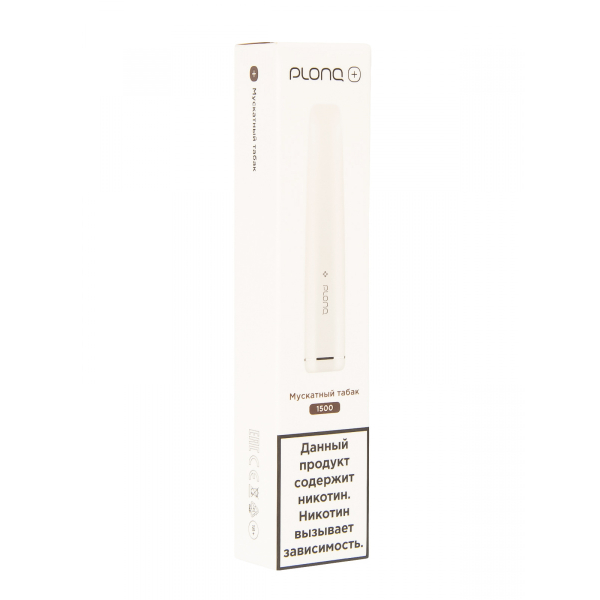 Plonq Plus Мускатный Табак (1500 Затяжек) 20 Мг в Казани