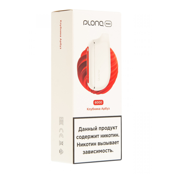 Plonq Max Клубника Арбуз (6000 Затяжек) 20 Мг в Казани