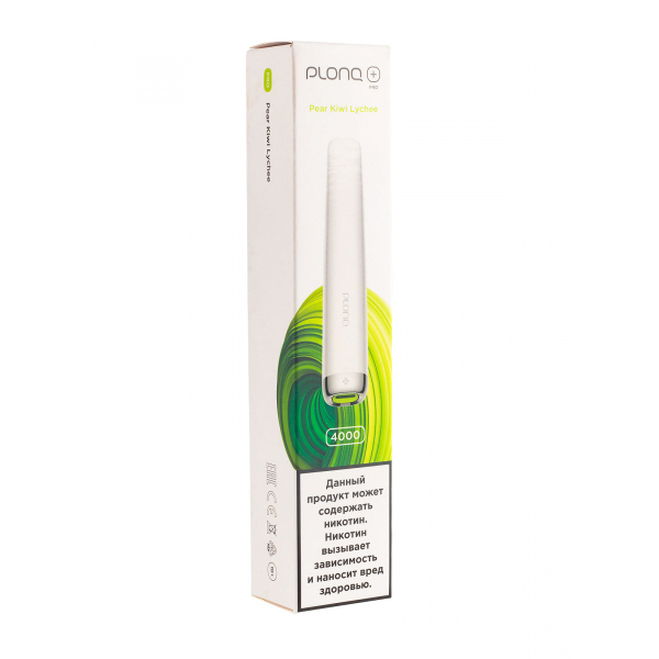 Plonq Plus Pro Груша Киви Личи (4000 Затяжек) 20 Мг в Казани