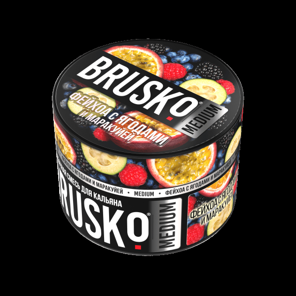 Смесь Brusko Medium Фейхоа С Ягодами И Маракуйей  50 гр в Казани