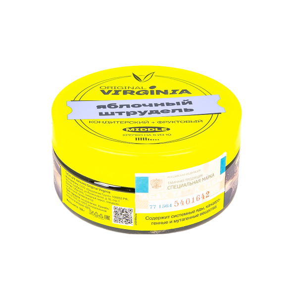 Табак Original Virginia Middle Яблочный Штрудель  100 грамм в Казани
