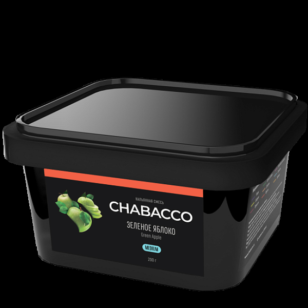 Смесь Chabacco Green Apple    Medium 200 гр в Казани