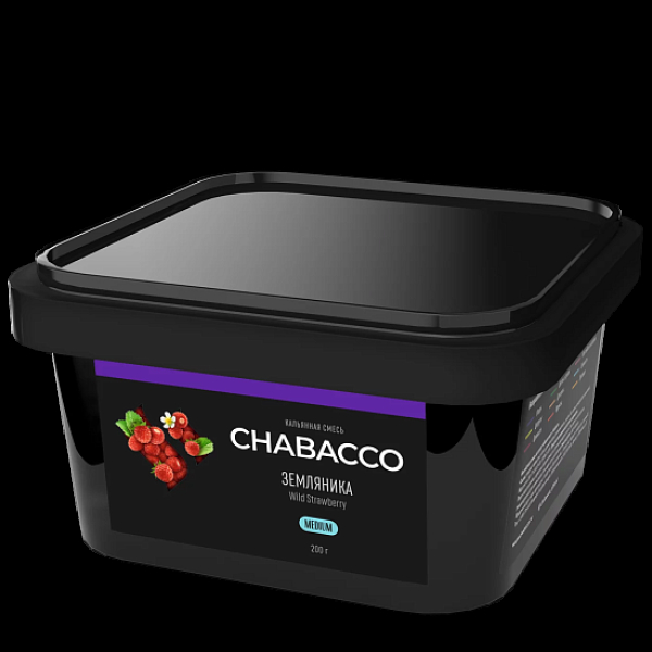 Смесь Chabacco Wild Strawberry    Medium 200 гр в Казани