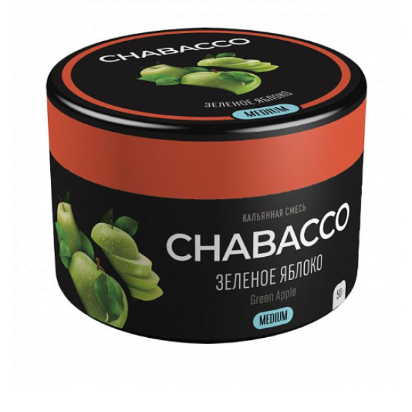 Смесь Chabacco Green Apple    Medium 50 гр в Казани