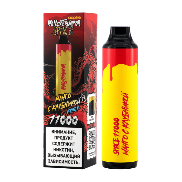 Электронка Monstervapor Space Манго И Клубника (11000 Затяжек) в Казани