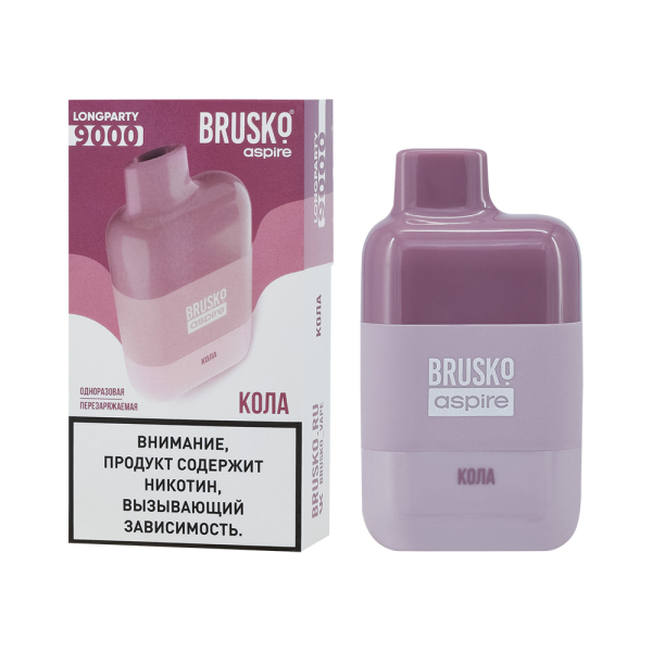Электронка Brusko Longparty Кола (9000 Затяжек) в Казани