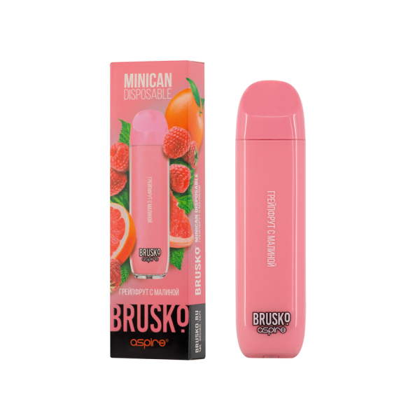 Электронка Brusko Minican Грейпфрут С Малиной (1500 Затяжек) в Казани