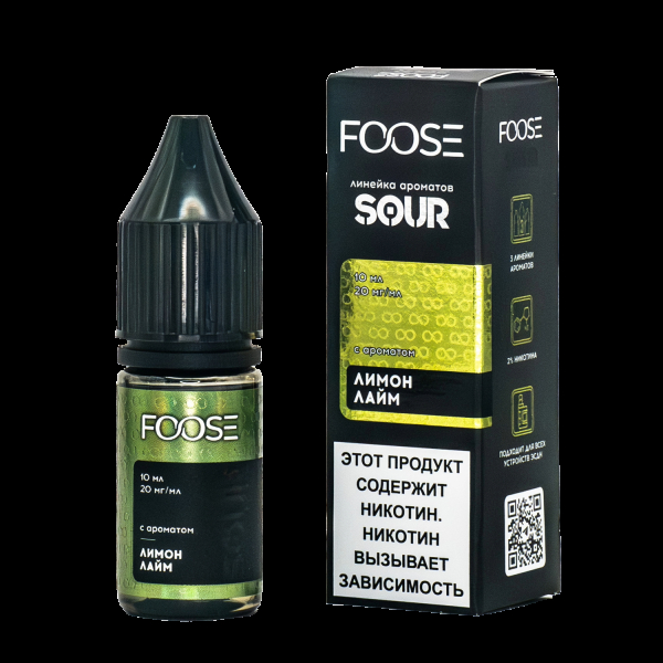 Жидкость Foose Sour Лимон Лайм 10 Мл в Казани
