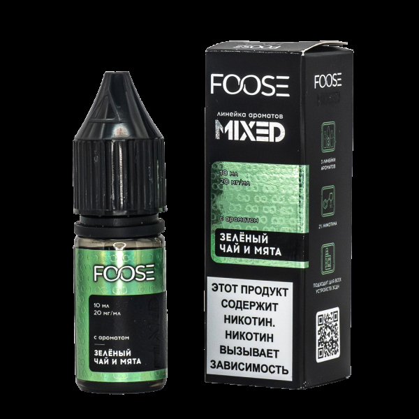 Жидкость Foose Mixed Зеленый Чай И Мята 10 Мл в Казани
