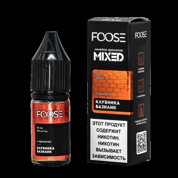 Жидкость Foose Mixed Клубника Базилик 10 Мл в Казани