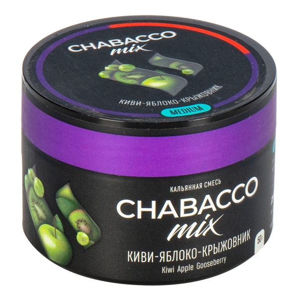 Смесь Chabacco Mix Medium Kiwi Apple Gooseberry  50 гр в Казани