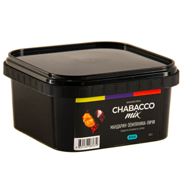 Смесь Chabacco Mix Medium Tangerine Strawberry Lychee  200 гр в Казани