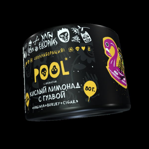 Табак  Хулиган Pool (Кислый Лимонад С Гуавой)  80 грамм в Казани