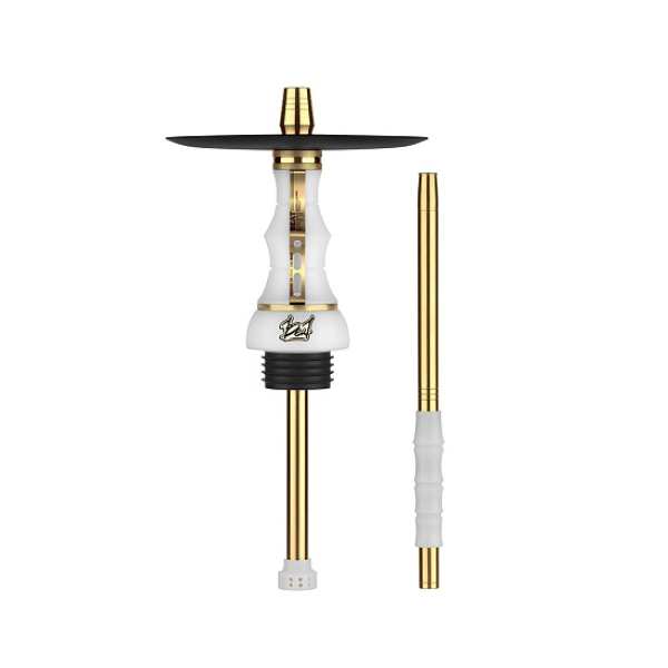 Кальян Alpha Hookah Beat White Gold Прозрачная Колба  в Казани