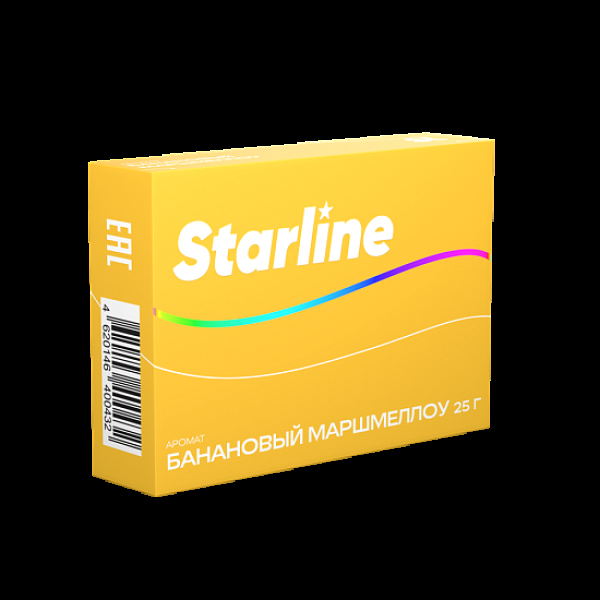 Табак Starline Банановый Маршмеллоу  25 грамм в Казани