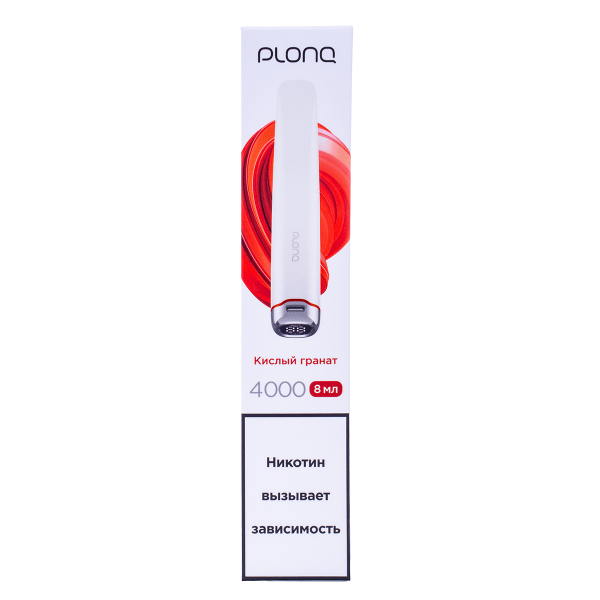 Электронка Plonq Plus Pro Кислый Гранат (4000 Затяжек) 20 Мг в Казани