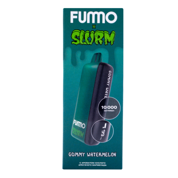 Электронка Fummo Indic Slurm Кислый Арбузный Мармелад (10 000 Затяжек) в Казани