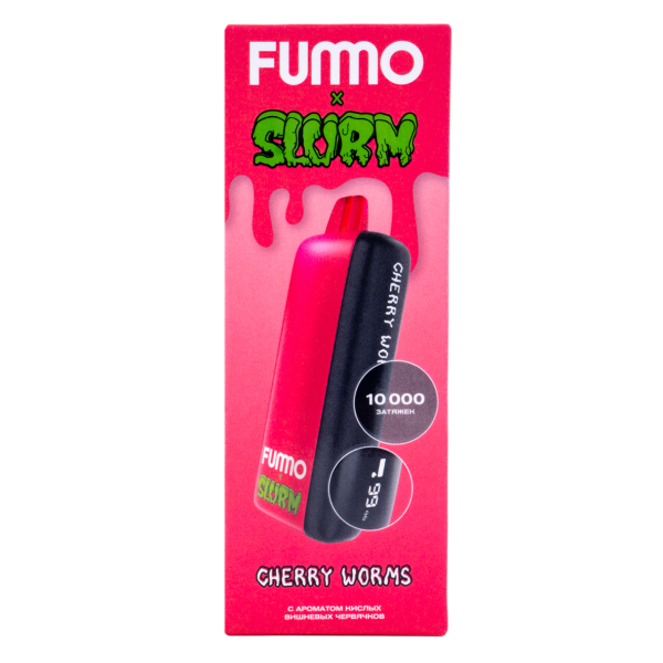 Электронка Fummo Indic Slurm Кислые Вишневые Червячки (10 000 Затяжек) в Казани