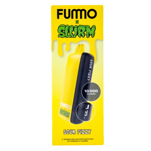 Электронка Fummo Indic Slurm Кислая Шипучка Из Лимона И Лайма (10 000 Затяжек) в Казани