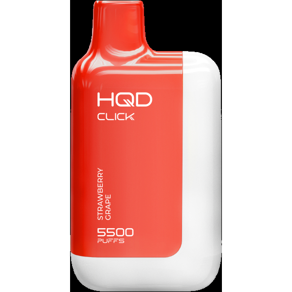POD-система Hqd Click Устройство + Картридж Клубника Виноград (5500 Затяжек) в Казани