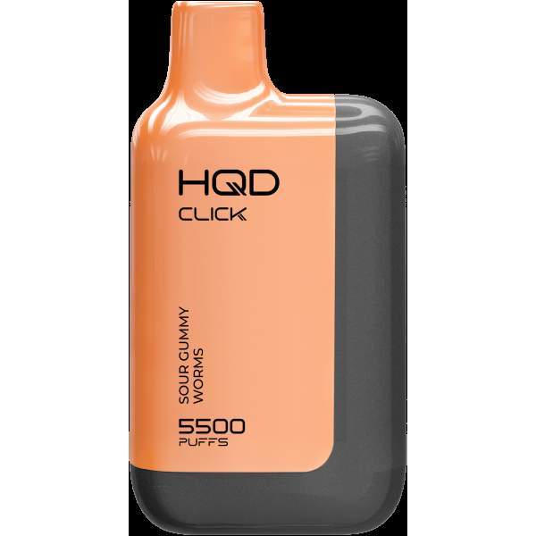 POD-система Hqd Click Устройство + Картридж Кислые Мармеладные Червячки (5500 Затяжек) в Казани