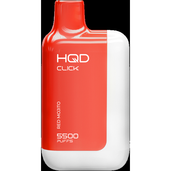 POD-система Hqd Click Устройство + Картридж Красный Мохито (5500 Затяжек) в Казани