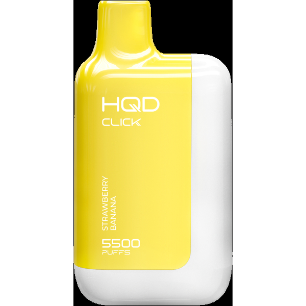 POD-система Hqd Click Устройство + Картридж Клубника Банан (5500 Затяжек) в Казани